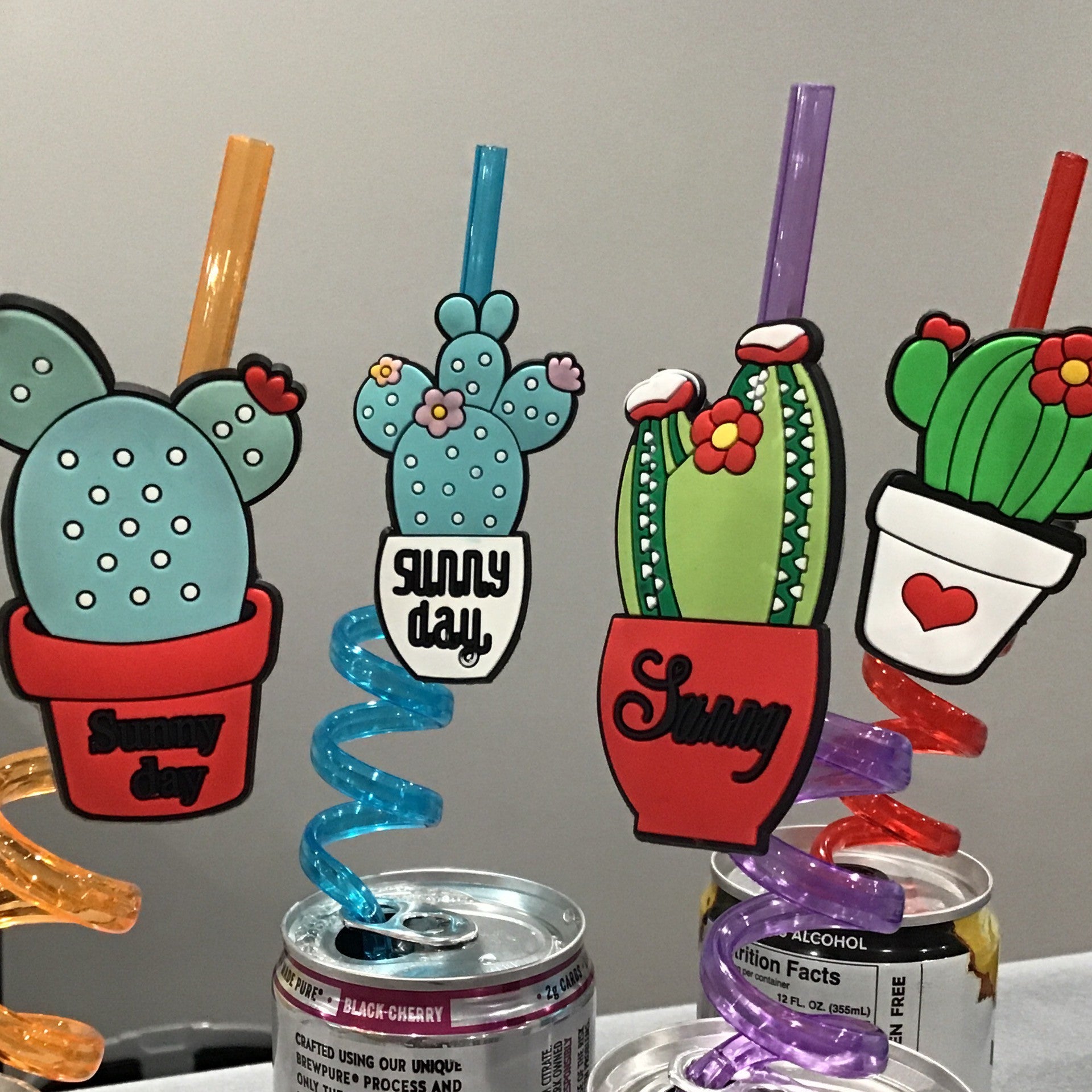 Cactus Party Straws